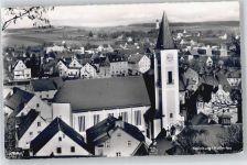 84048 W8302 Mainburg - Kirche, Ortsansicht
