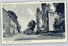 42929 W5632 Dhünn - Kirche, Ortsansicht, Hauptstraße