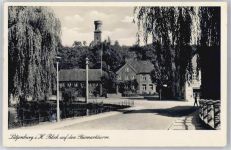 24321 W2322 Lütjenburg , Holst - Blick auf den Bismarckturm