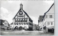 72555 W7430 Metzingen , Württ - Rathaus