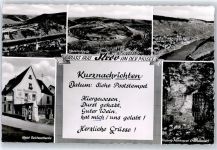 54536 W5563 Kröv - Gesamtansicht, Moselschleife, Hotel Reichsschenke, Festung Montroyal