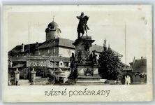 Podebrady Bad Podiebrad - Statue