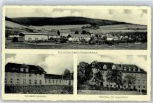 34593 W3589 Rengshausen , Hess - Teilansicht, Werkstättengebäude, Wohnhaus für Jugendliche