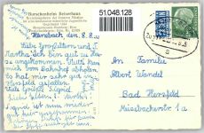 34593 W3589 Rengshausen , Hess - Teilansicht, Werkstättengebäude, Wohnhaus für Jugendliche