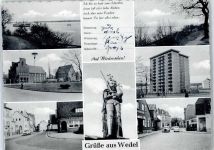 22880 W2000 Wedel - Ortspartie, Statue