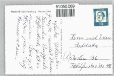 56727 W5440 Mayen - Marktplatz, Genovevaburg