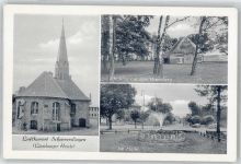 29640 W3043 Schneverdingen - Kirche, Schafstall auf dem Höpenweg, Am Markt