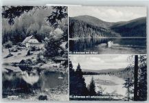 93470 W8491 Lohberg b Lam, Oberpf - Seehaus, Kleiner Arbersee, Arber