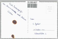 82490 W8105 Farchant Gebrauchsspuren Spieleitenweg, Kirche, Estergebirge