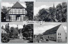 32369 W4993 Rahden , Westf - Kriegerdenkmal , Hauptstrasse