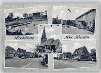 25821 W2257 Breklum - Friedhof , Schwimmbad , Hauptstrasse