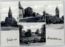 40764 W4018 Langenfeld (Rheinland) - Kirche, Hauptstraße, Am Dreieck