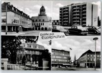 53879 W5350 Euskirchen - Rathaus, Sprachenschule, Sparkasse, Auto