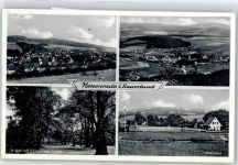 58809 W5982 Neuenrade - Fliegeraufnahme, Ortsansicht, Strandbad