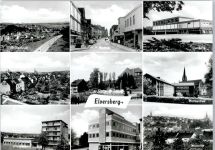 66583 W6683 Elversberg - ev. Gemeindezentrum, Post, Turnhalle, Pfarrzentrum