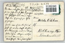 78194 W7717 Immendingen - Bahnhof , ev..Kirche verziert