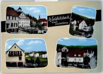 69151 W6903 Waldhilsbach - Kirche, Ortsansicht, Rathaus