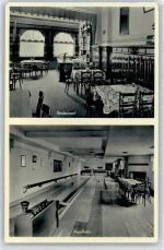 58285 W5820 Gevelsberg - Innenansicht Restaurant Hedtmann, Kegelbahn