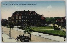 45964 W4390 Gladbeck Gebrauchsspuren Partie an der Lothringer-Straße, Auto