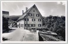 76596 W7564 Gausbach Gebrauchsspuren Gasthof, Pension zum Waldhorn