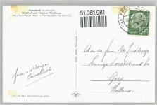 76596 W7564 Gausbach Gebrauchsspuren Gasthof, Pension zum Waldhorn