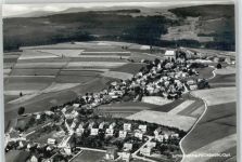 95689 W8591 Fuchsmühl - Fliegeraufnahme, Ortsansicht, Kirche