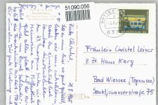94250 W8371 Achslach - Kirche, Rathaus, Ortsansicht, Pension Cafe Bendikt Ebner