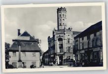 04610 O7404 Meuselwitz , Thür - Rathaus, Sparkasse