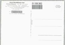 59519 W4773 Körbecke , Möhnesee - Hotel Westfälischer Hof