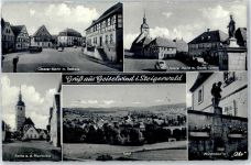 96160 W8614 Geiselwind - Gasthaus zum Lamm , Marktplatz