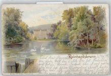 99894 O5804 Reinhardsbrunn Lithographie / Künstlerkarte