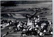 88416 W7955 Steinhausen an der Rottum - Fliegeraufnahme mit Wallfahrtskirche