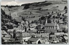 96346 W8649 Wallenfels , Oberfr - Totalansicht mit Kirche