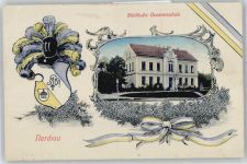 04685 O7246 Nerchau - Städtische Beamtenschule, Wappen