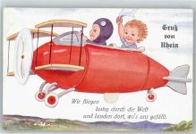 Kinder Poesie , Leporello Fliegerhumor
