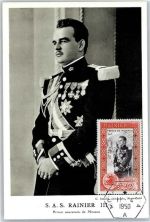 Fürst Reinier von Monaco Maximumkarte