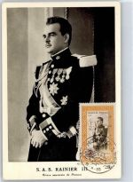 Fürst Rainier von Monaco Maximumkarte