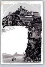 53639 W5330 Drachenfels Lithographie
