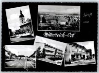 95666 W8596 Mitterteich - EDEKA Markt , Hauptstrasse