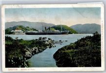 Santos - Hafen , Dampfer