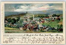08309 O9405 Eibenstock - 1906, Panorama, Kirche