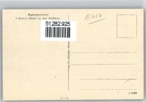 97350 W8717 Mainbernheim - F. Böhm: Abend vor dem Städtchen