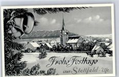 96188 W8601 Stettfeld - Winter Kirche Festtagsgrüße