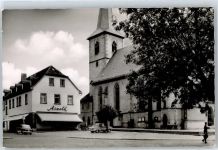 97461 W8729 Hofheim , Unterfr - Kirche, Marktplatz