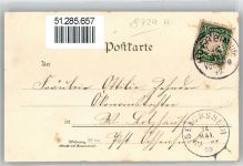 97461 W8729 Hofheim Lithographie 1899 Bettenburg Spital