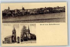 97852 W6981 Schollbrunn , Spessart - Kirche