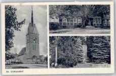 16306 O1321 Woltersdorf b Angermünde - Gasthaus von Willy Giesel , Kriegerdenkmal