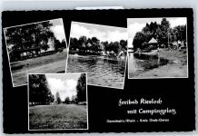 64579 W6084 Gernsheim , Rhein - Schwimmbad Kiesloch Campingplatz