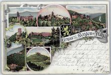 67316 W6719 Altleiningen Lithographie Berge der Pfalz