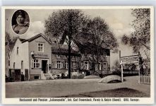 14669 O1551 Paretz - Restaurant Luisenquelle Posthilfsstellenstempel